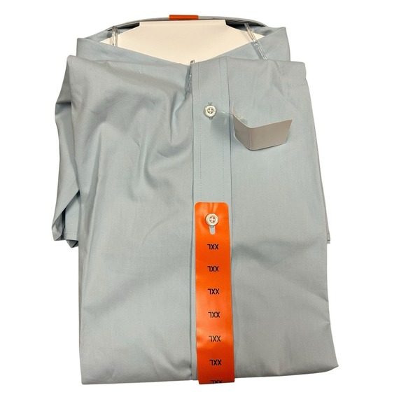 Banana Republic Stretch Poplin Shirt Men's XXL Sky Blue Slim Fit New with Tags‎ - Picture 2 of 8